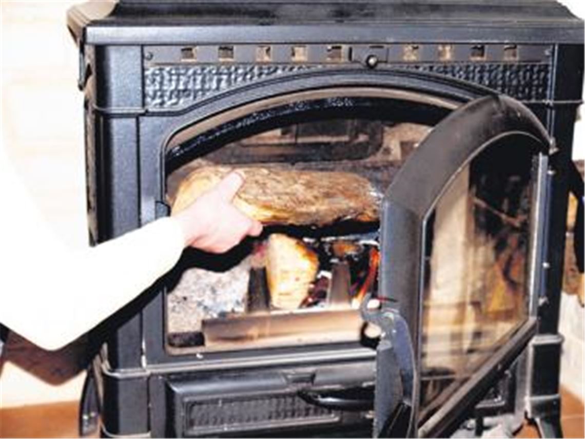  Heizen mit Holz  eine Streitfrage.
Foto: ra