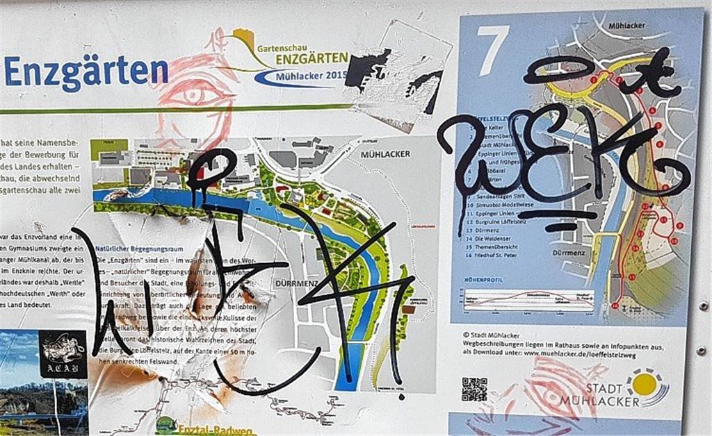 Schmierfinken sorgen wieder für Ärger