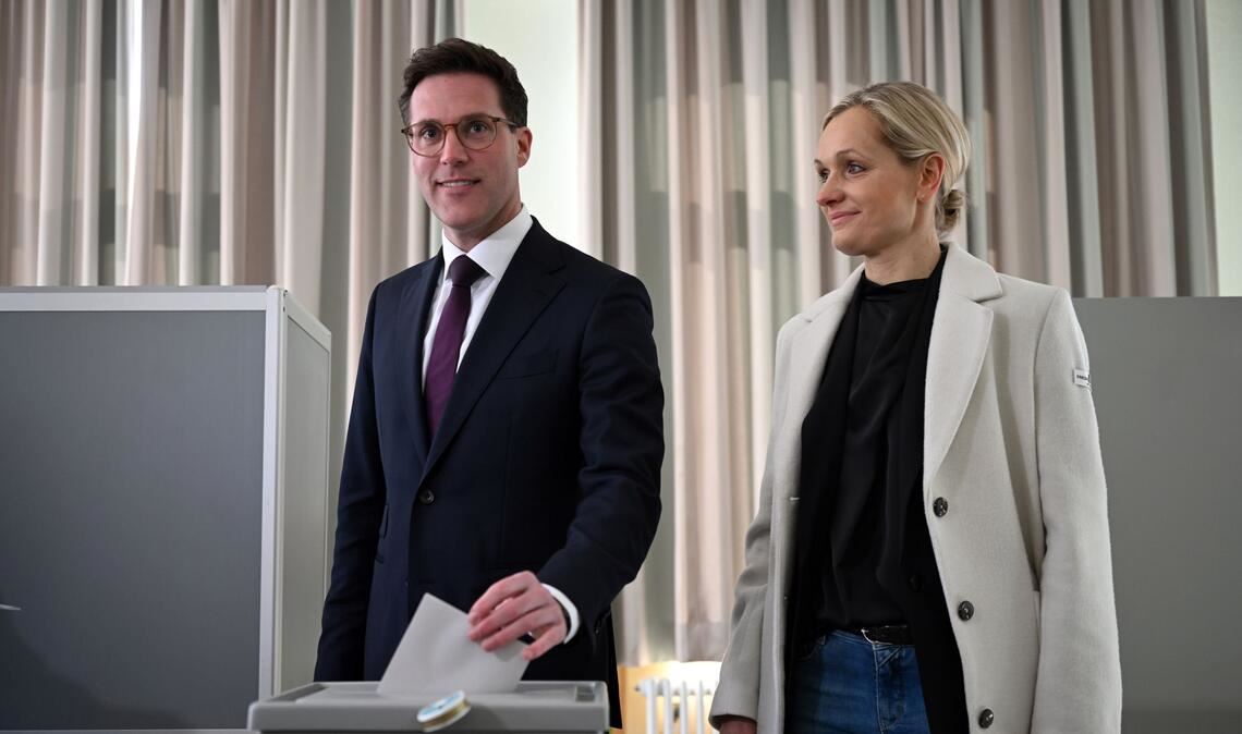 ... in Ehingen zum Wahllokal.