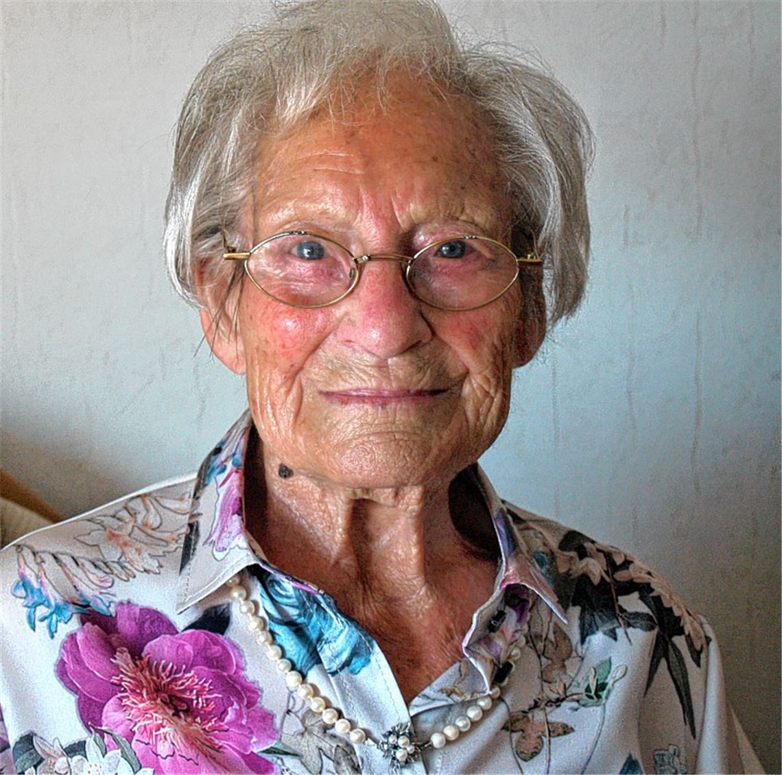 100 Jahre alt: Elsa Roll. Foto: Filitz