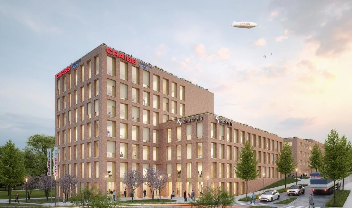 120 Craiss-Mitarbeiter sollen in dem Neubau Platz finden. Foto: RAUMLABOR3 & GJL