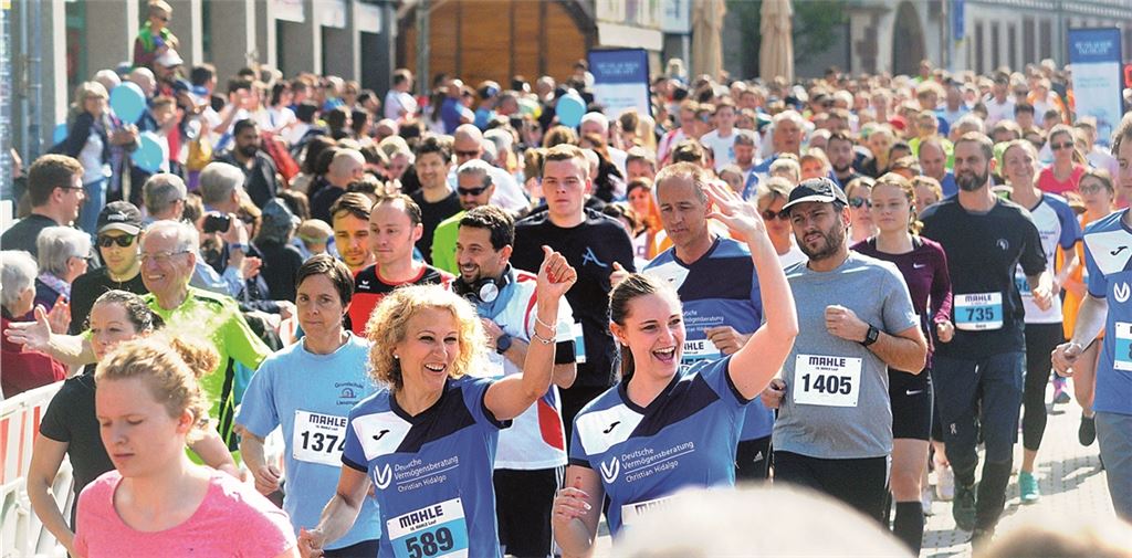 18 Mal hat es den Mahle-Lauf in Mühlacker nun schon gegeben. Bei der letzten Auflage im Mai 2019 waren 1380 Teilnehmer am Start – das waren so viele wie noch nie zuvor.Archivfoto: Stahlfeld