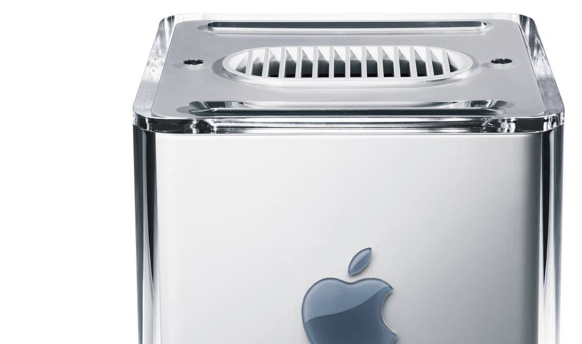 2000: Der Designcomputer G4 Cube aus dem Jahr 2000 war damals den meisten Usern zu teuer.