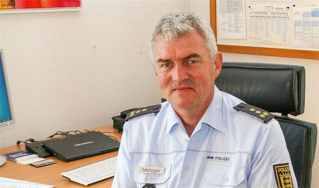 2014 stellt Burkhard Metzger sein Buch „Es reicht!Gew“ vor, das durch die Schilderung realer Ereignisse die alltägliche Gewalt gegen Polizeibeamte in den Fokus rückt.Fotos: Archiv