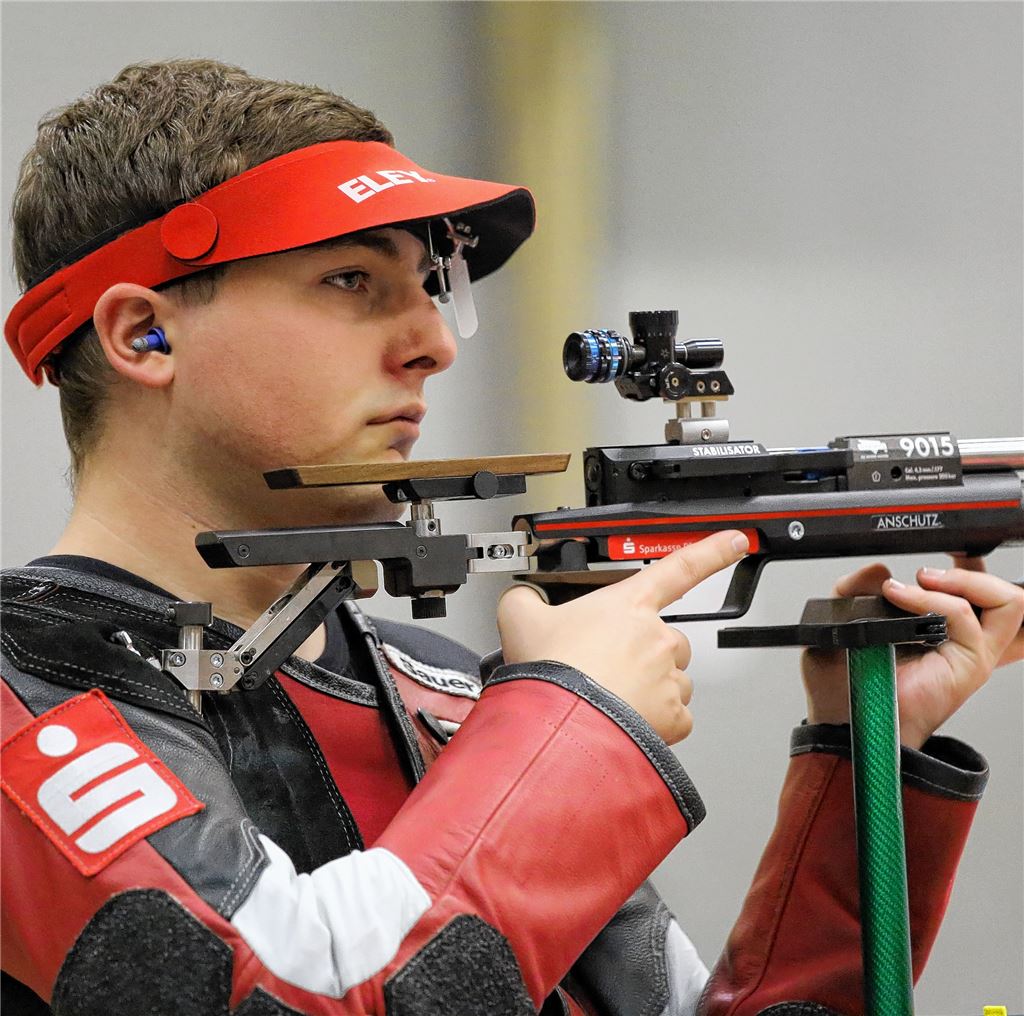 2016 wurde er Olympia-Fünfter, nun muss er wegen der Bundesliga-Absage pausieren: Der KKS-Schütze André Link.Archivfoto: Faulhaber