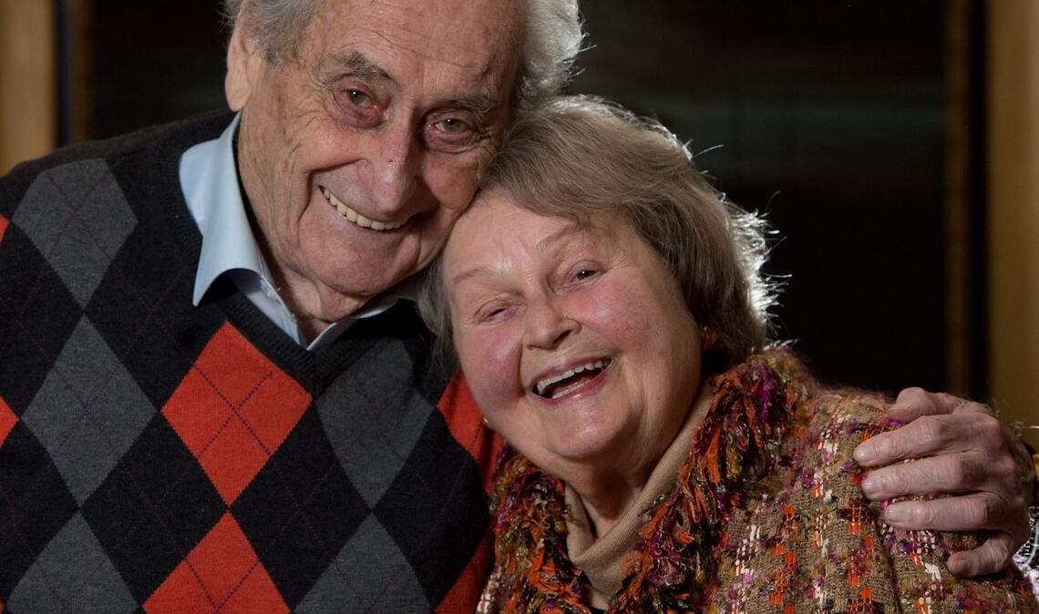 2017 war Schultheiß mit seiner Frau Trudel Wulle im Kinofilm "Laible und Frisch – Do goht dr Doig" zu sehen. (Archivbild)