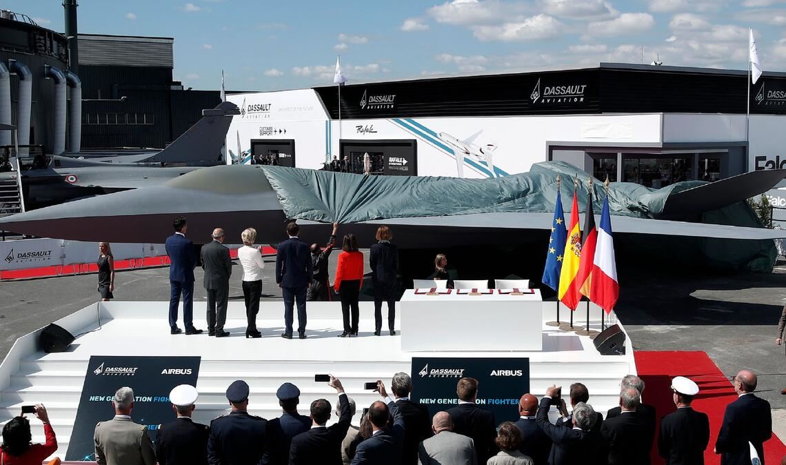 2019 wurde ein Modell vorgestellt, wie der FCAS-Jet aussehen könnte. Dies ist nun Geschichte.