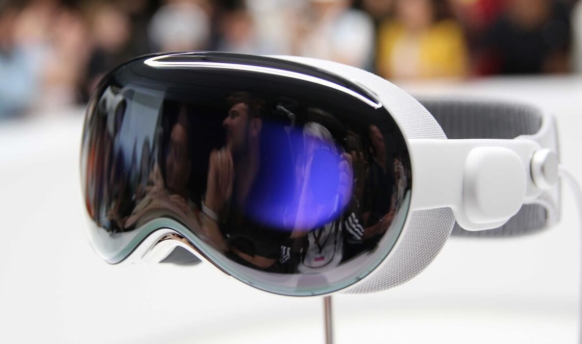 2024: Die Datenbrille Vision Pro ist bislang kein Erfolg für Apple.