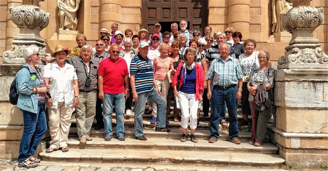 38 Teilnehmer genießen die Reise ins süditalienische Gebiet Cilento.