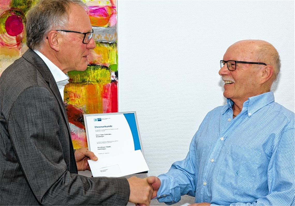 40 Jahre beim gleichen Arbeitgeber