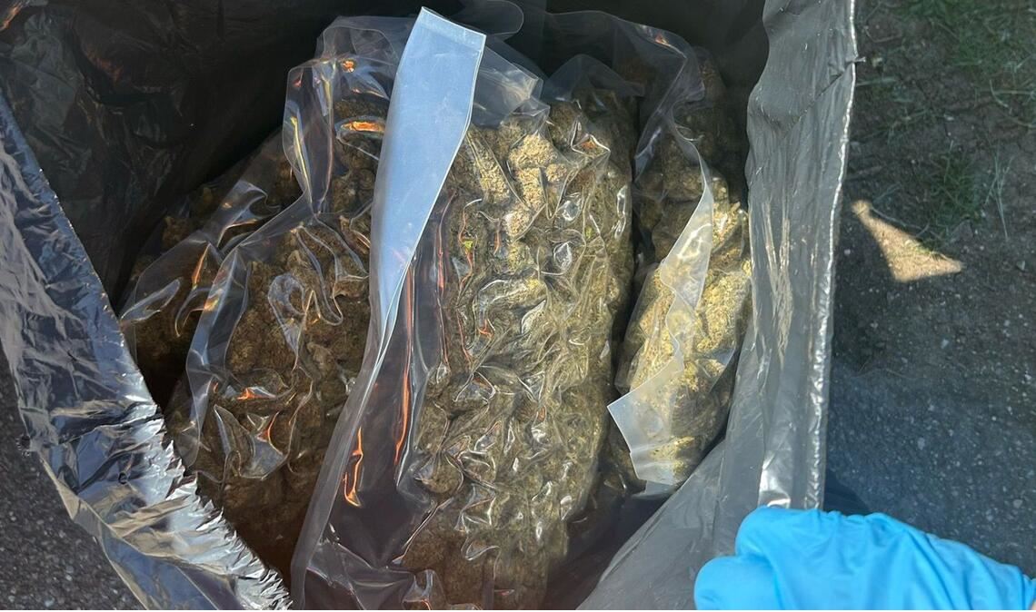50 Kilogramm Marihuana entdeckte eine Streife des Hauptzollamts Singen in einem Auto.