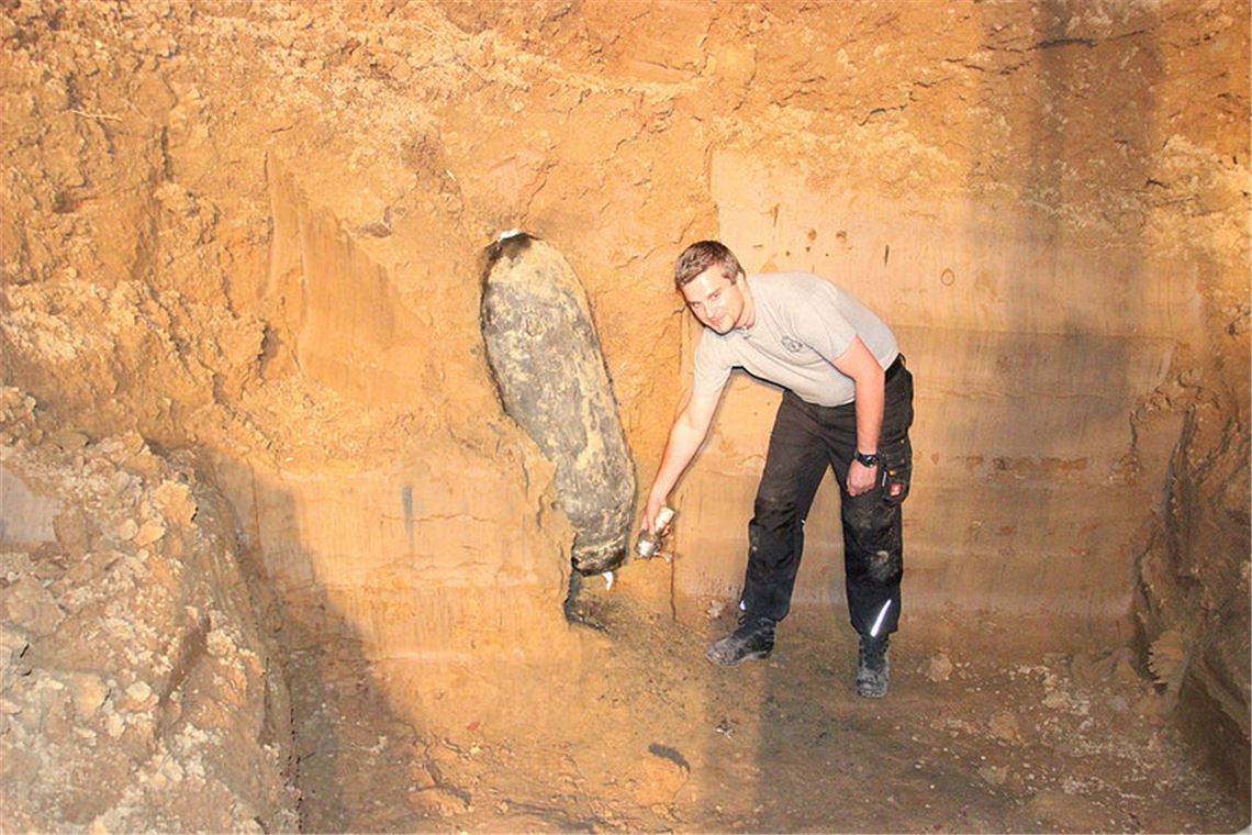 500-Kilo-Bombe erfolgreich entschärft. (Foto: Fix) 