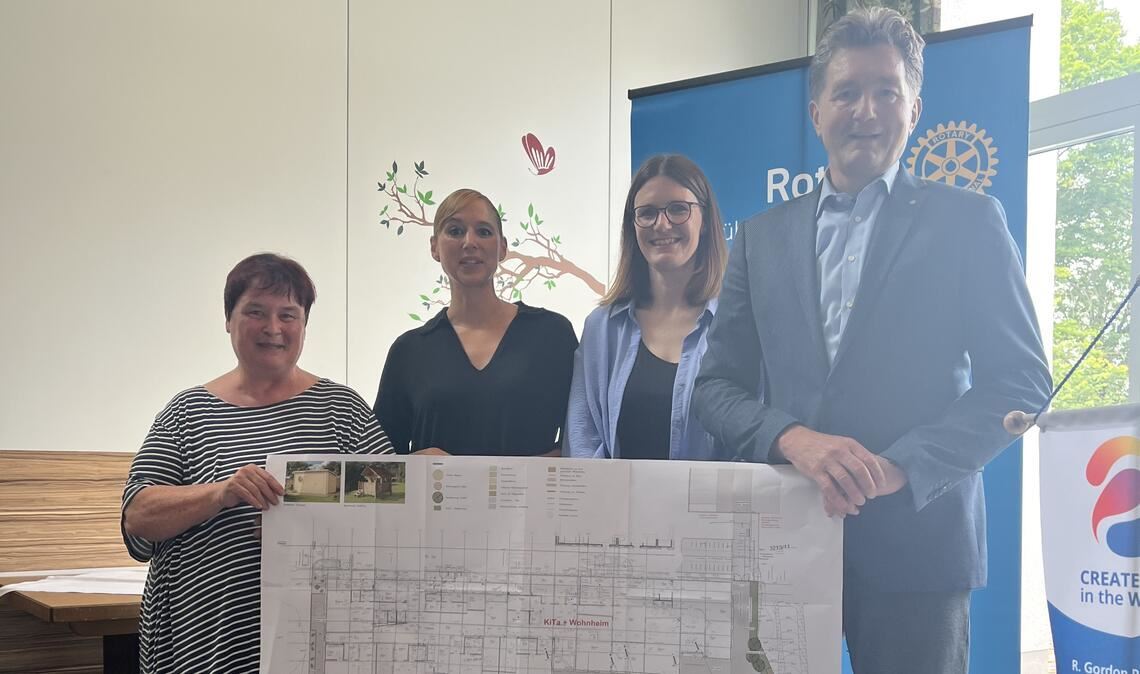 5000 Euro spendet der Rotary Club Mühlacker-Enzkreis an das Rabennest. Foto: privat