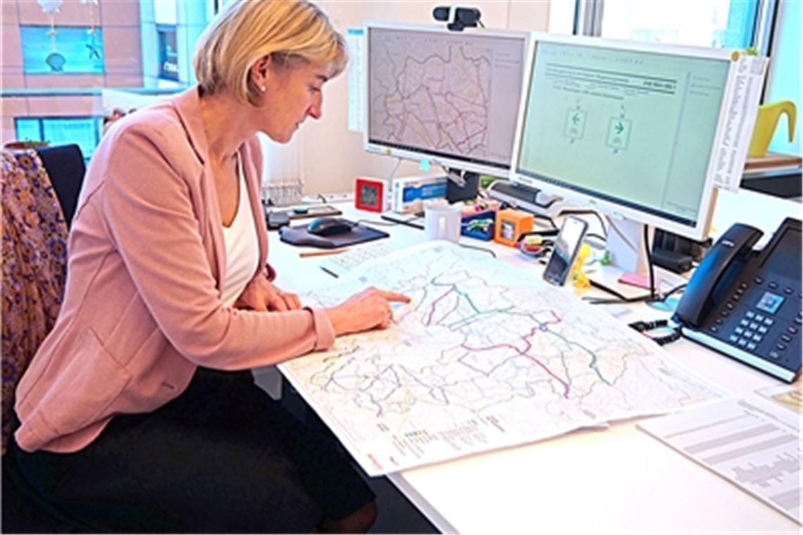 Fördermittel für Radwege warten auf Abnehmer 50000 Euro sind im Fördertopf – die Kommunen müssten jetzt nur noch Mittel abrufen, um die Rad-Infrastruktur voranzubringen, sagt die Radverkehrsmanagerin des Enzkreises, Andrea Wexel. Foto: Friedrich