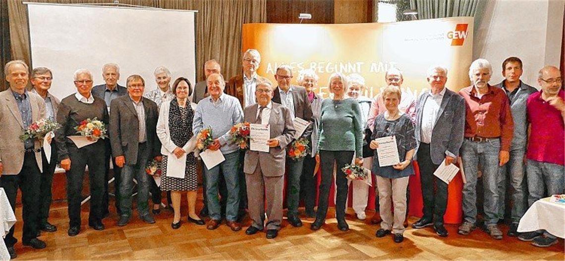 60 Jahre bei der Gewerkschaft