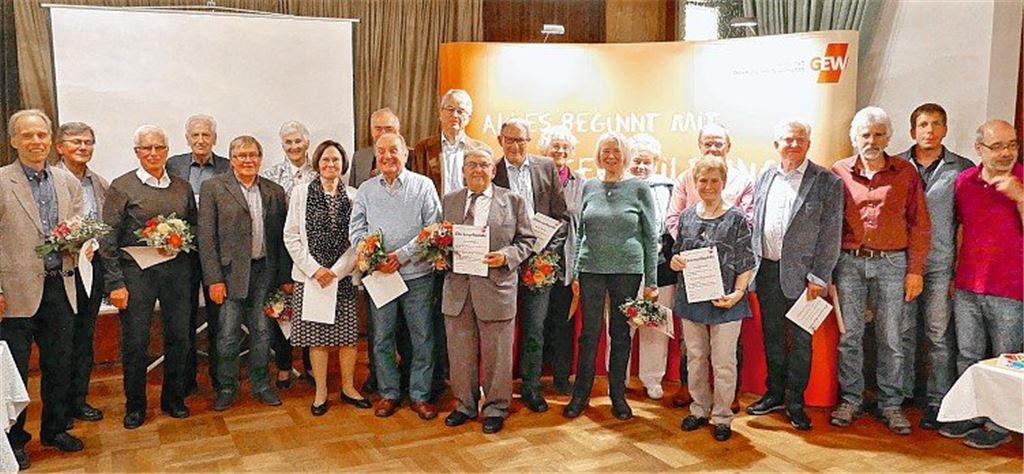 60 Jahre bei der Gewerkschaft