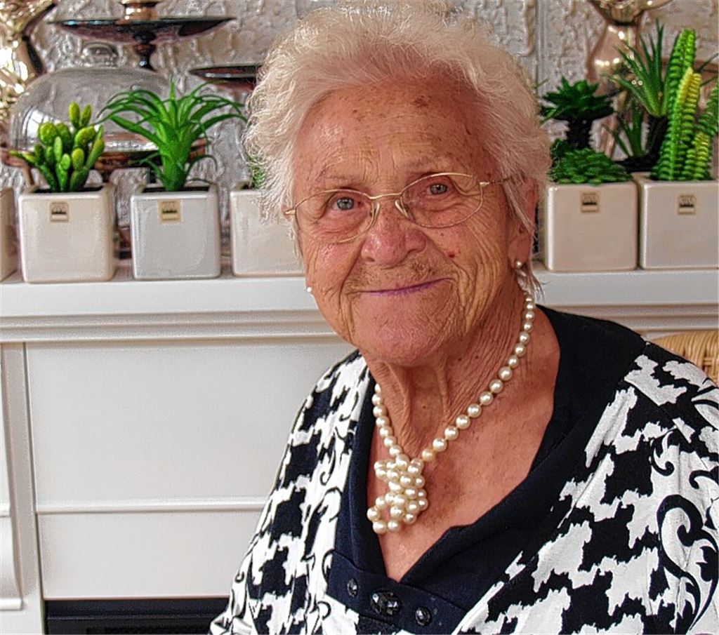 90 Jahre: Herta Hinner. Foto: Filitz