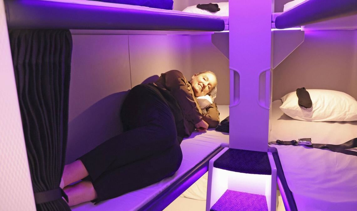 Ab dem 18. Mai 2026 können Passagiere die Schlafplätze für ausgewählte Langstreckenflüge buchen (Archivbild).