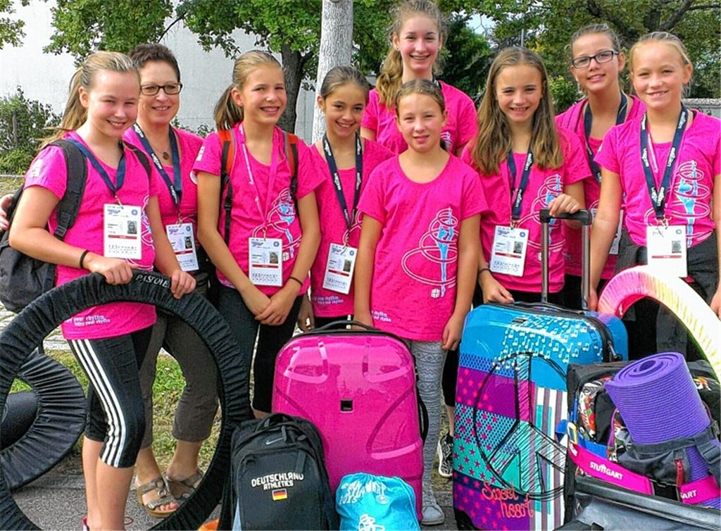 Sersheimer Mädchen tanzen bei WM-Auftakt