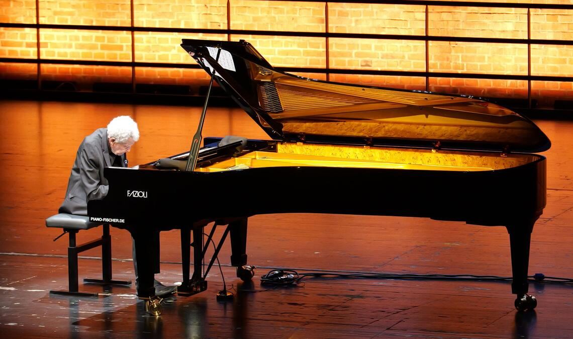 Abdullah Ibrahim beim Konzert im Theaterhaus Stuttgart