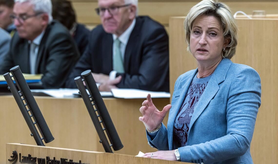 Absage an die FDP: CDU-Ministerin Hoffmeister-Kraut