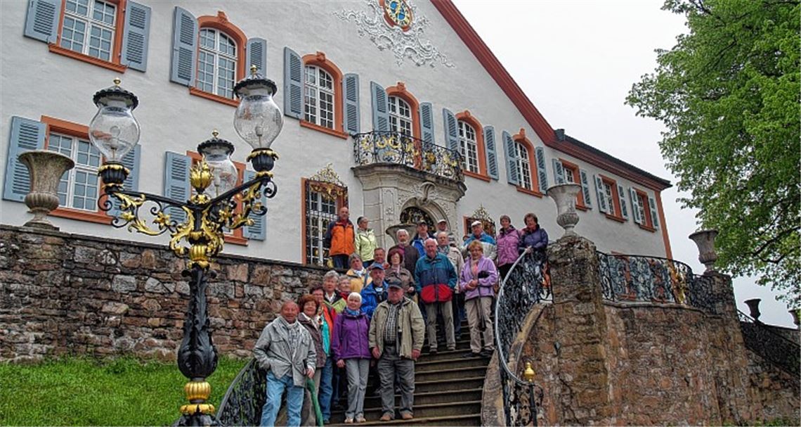 Abschluss von vier gelungenen Tagen: Besuch im Schloss Bürgeln bei Schliengen. Foto: Filitz