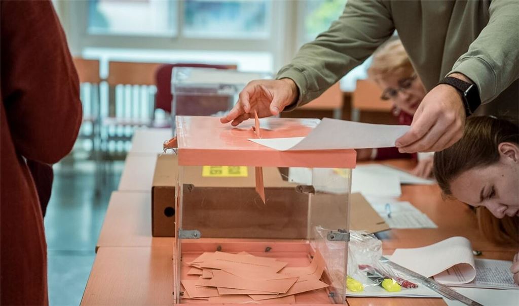 Abstimmung für die Regional- und Kommunalwahlen in Madrid.