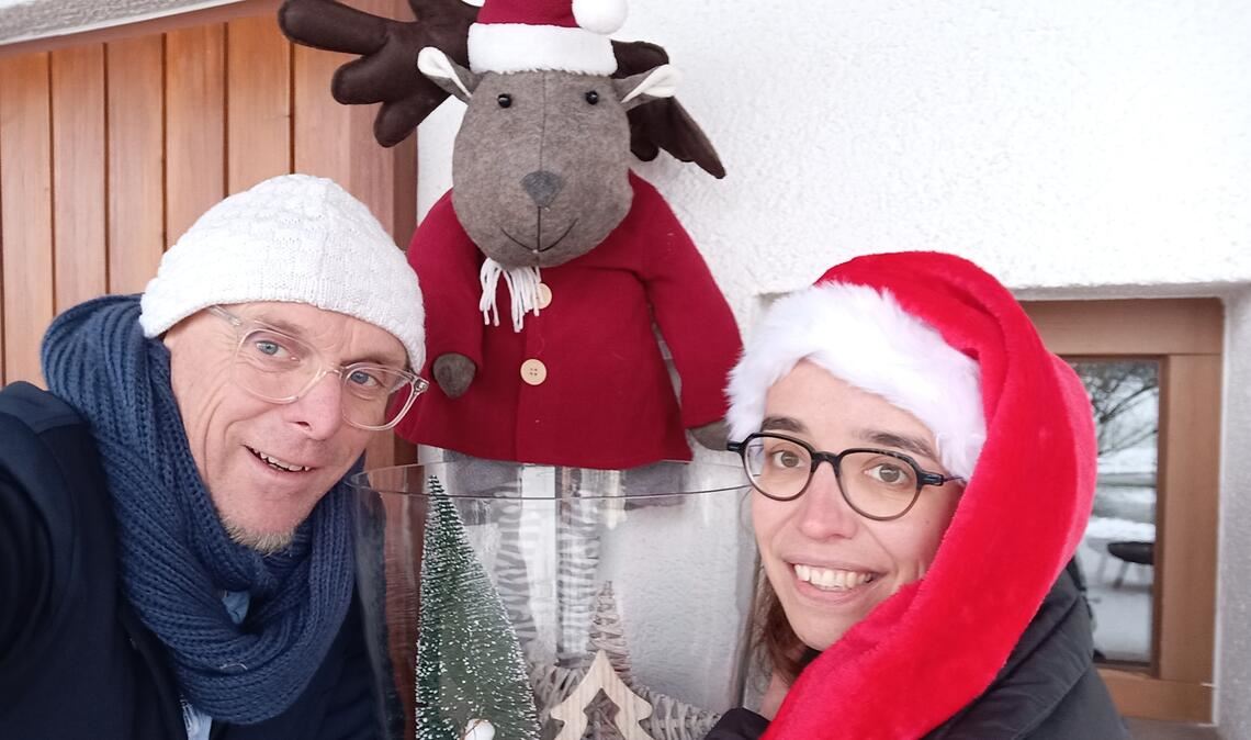 Achim Dürr und Ramona Deeg freuen sich auf den Winterslam. Foto: privat