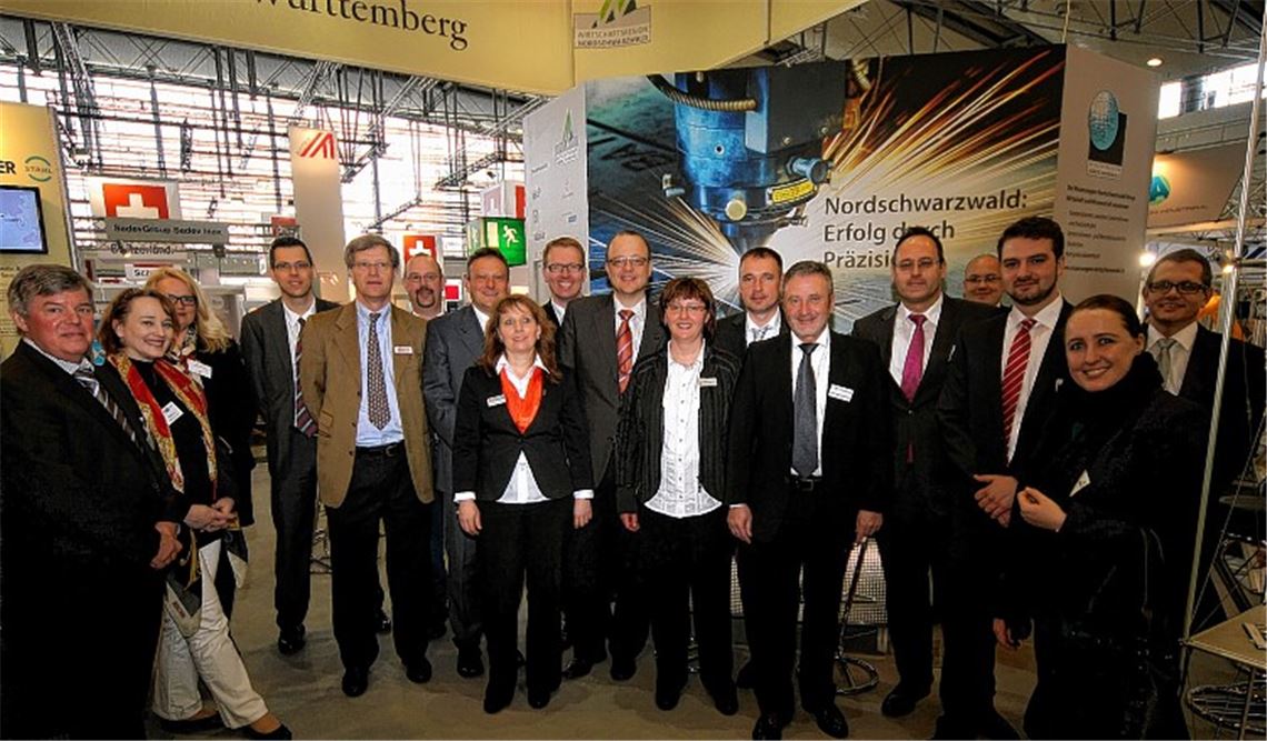 Acht Firmen aus dem Enzkreis bilden diese Woche die Aussteller-Gemeinschaft am Stand der WFG auf der Hannover-Messe. Ihr gemeinsames Credo: Erfolg durch Präzision.