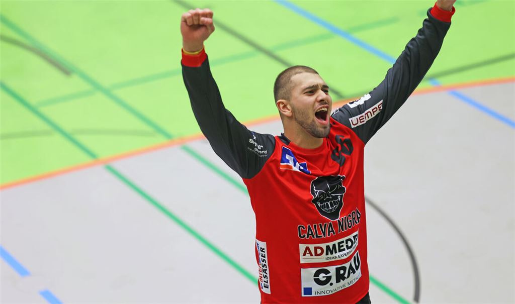 Adam Studentkowski und die SG Pforzheim/Eutingen wollen an diesem Samstag wieder jubeln.