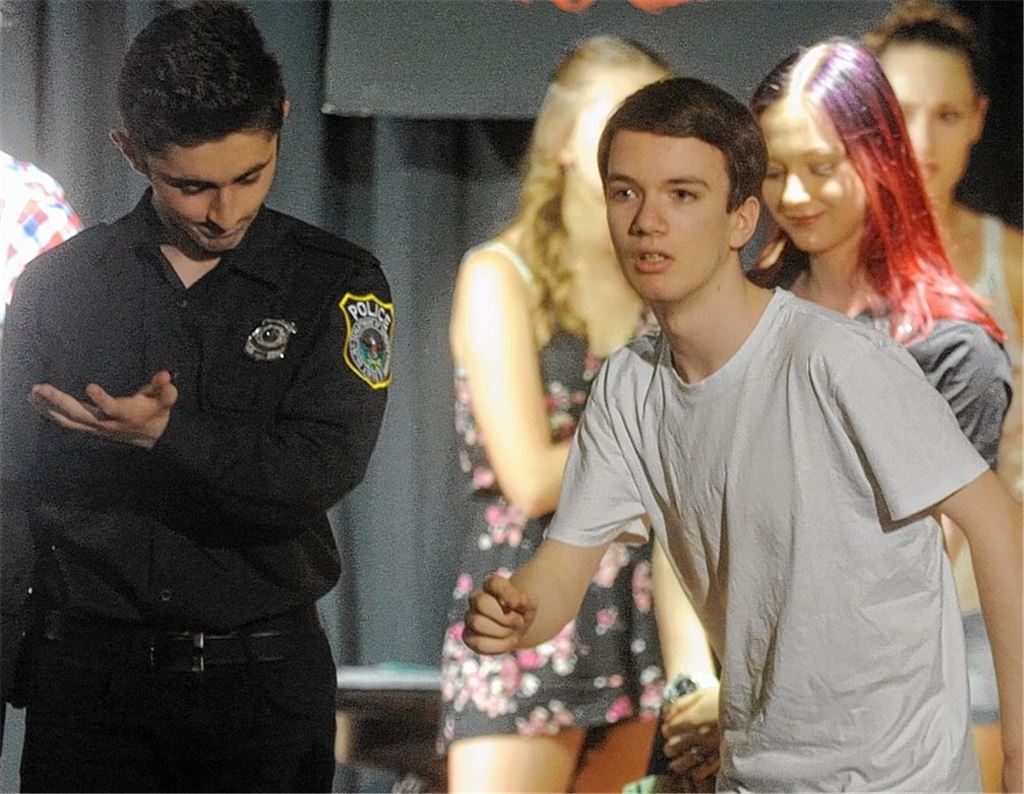 Schüler spielen gekonnt mit der Angst