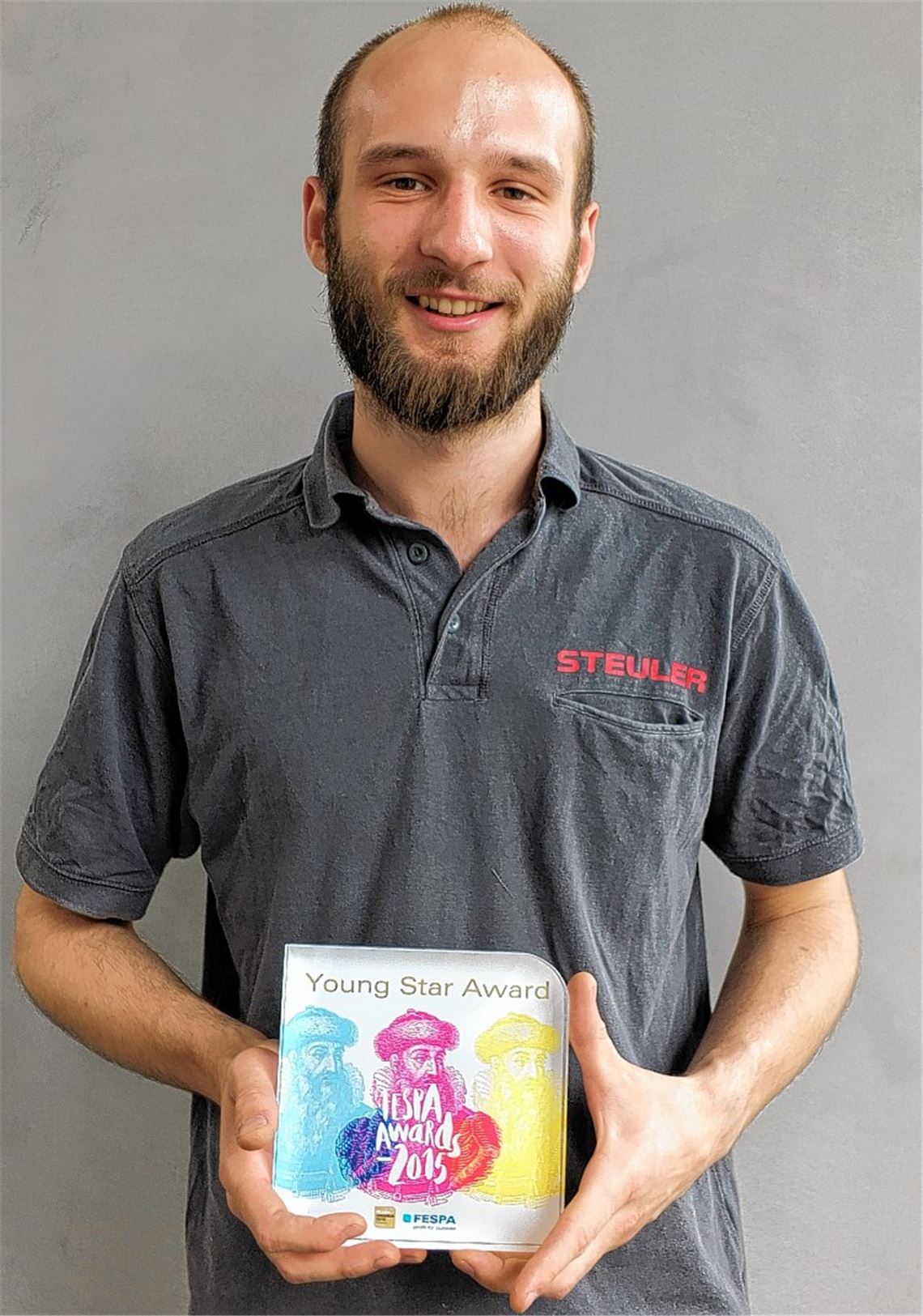 Adrian Wolf und der Beweis seiner Kreativität.