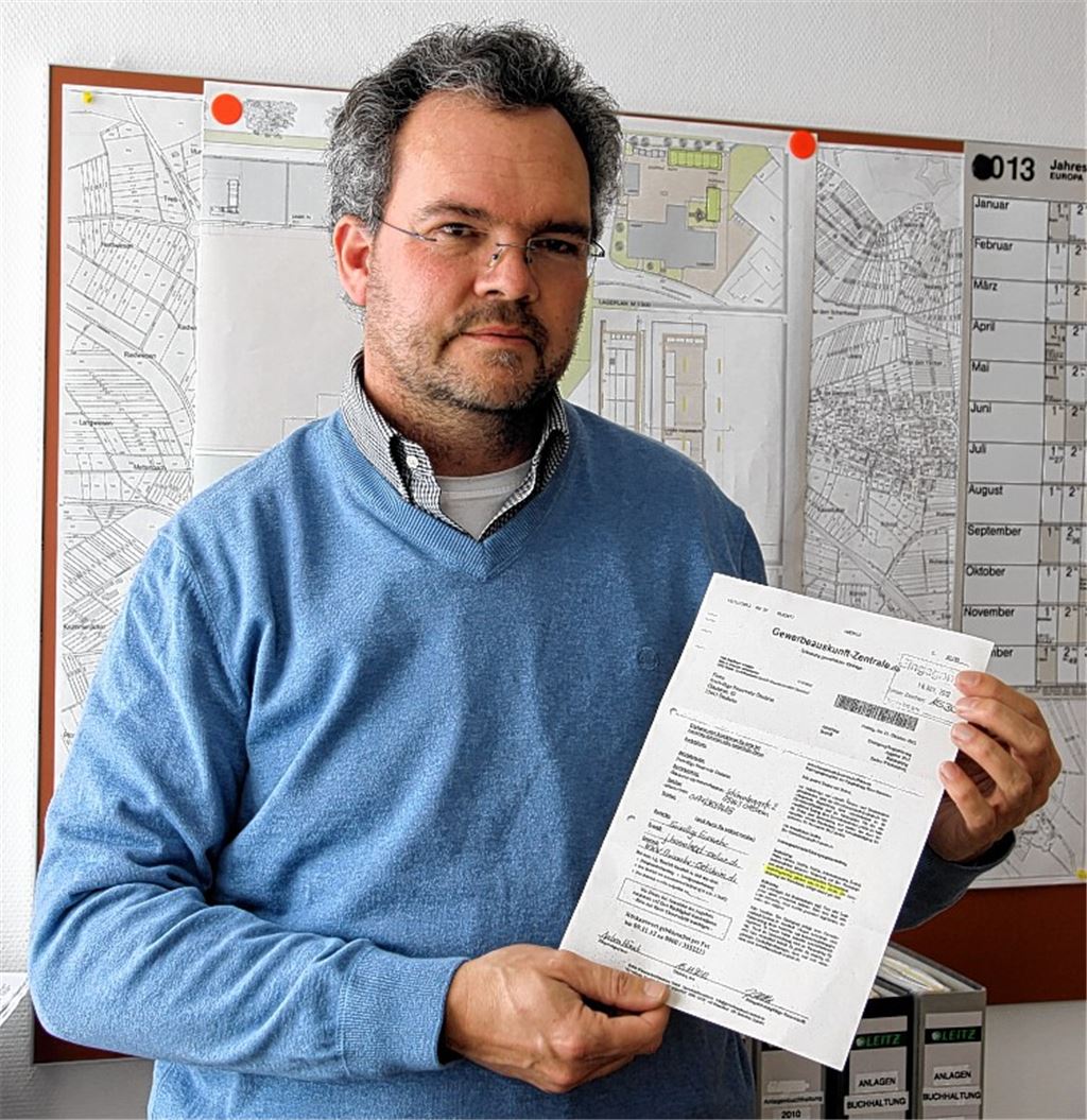 Ärger mit Online-Dienst: Ötisheims Kämmerer Johannes Schulz. Archivfoto: Franz