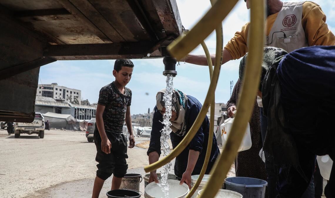 Ärzte ohne Grenzen wirft Israel vor, Wasser im Gazastreifen als Mittel der Kollektivbestrafung eingesetzt zu haben (Archivfoto).