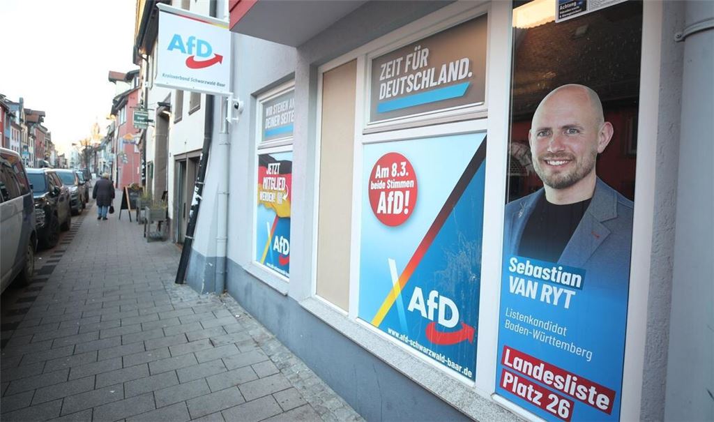 AfD-Büro in Villingen: Solche Lokalitäten sind häufig Ziel von Angriffen und Schmierereien.