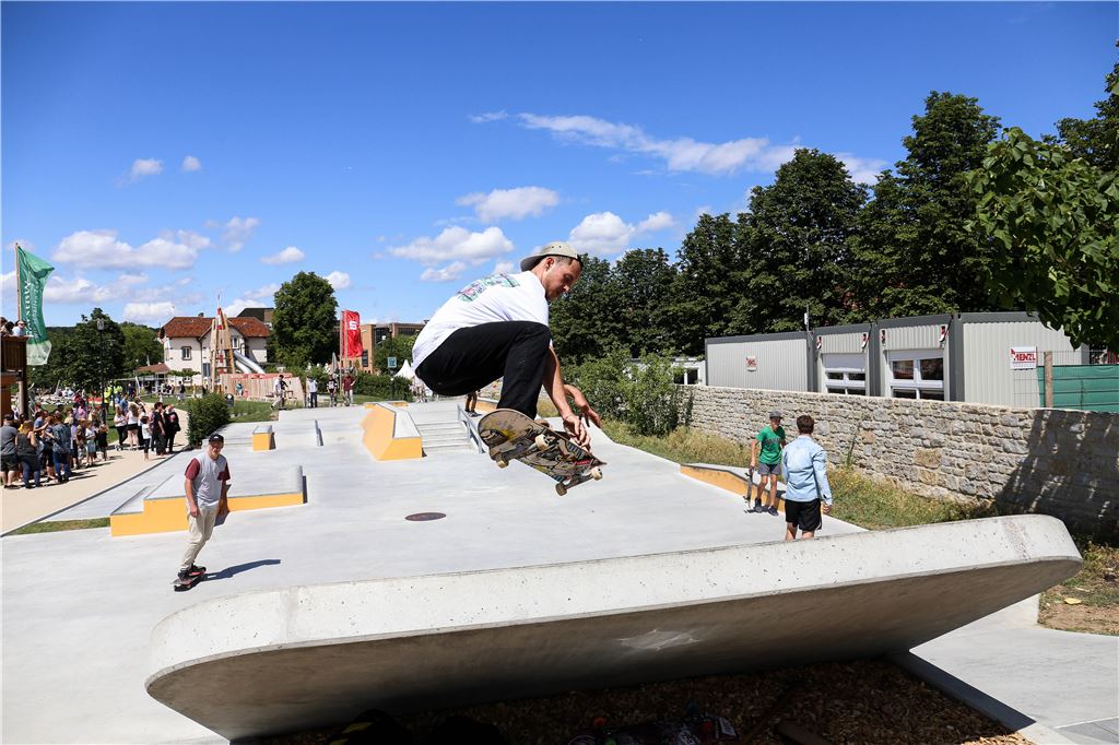 Aktionen im Skatepark mit dem Verein Sendercity. Foto: Hansen