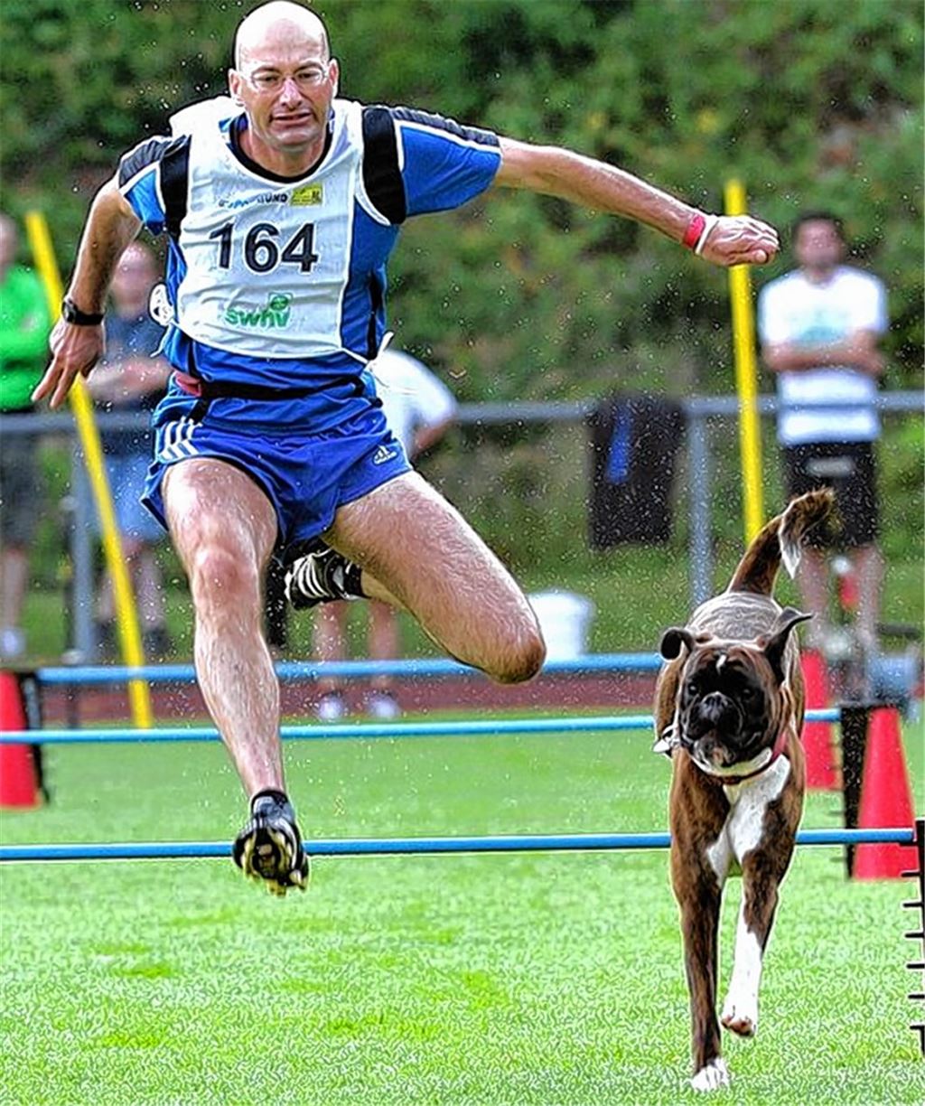 Albrecht Heidinger und Rocky holen sich den Titel im Vierkampf. Foto: privat