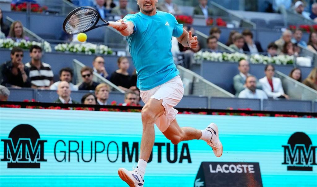 Alexander Zverev erreicht das Halbfinale in Madrid.