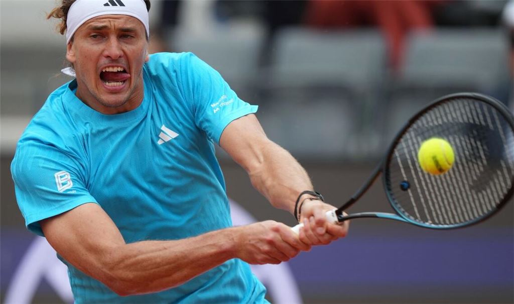 Alexander Zverev hat die dritte Runde des Turniers in Rom erreicht.