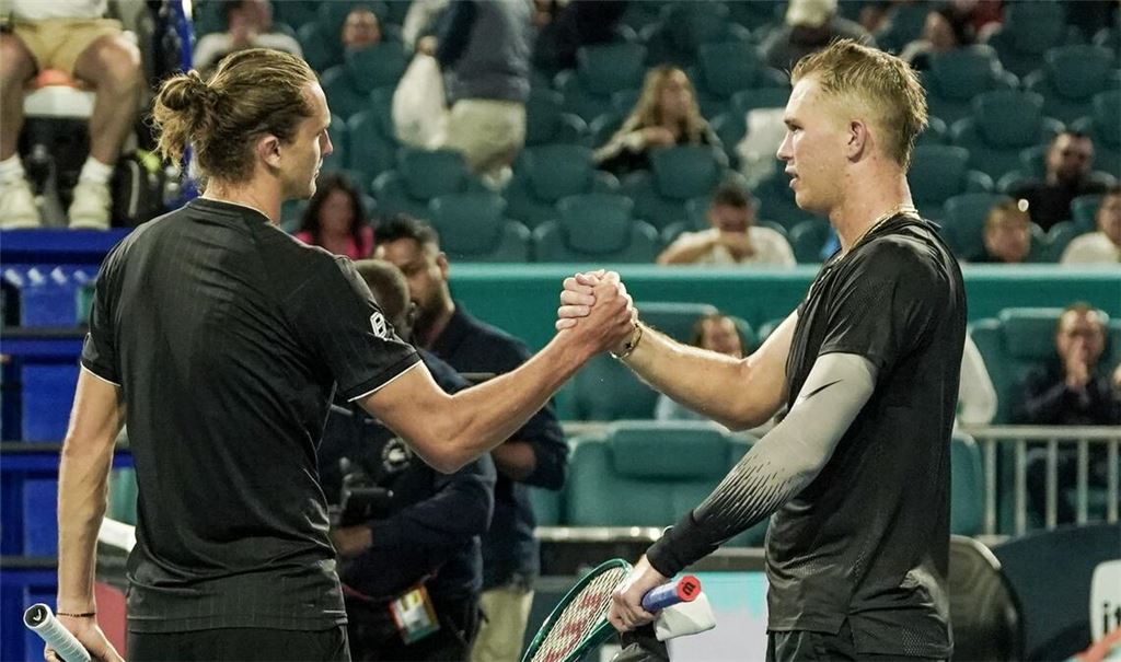 Alexander Zverev hatte bei seinem Auftaktsieg in Miami keine Probleme mit Gegner Martin Damm.