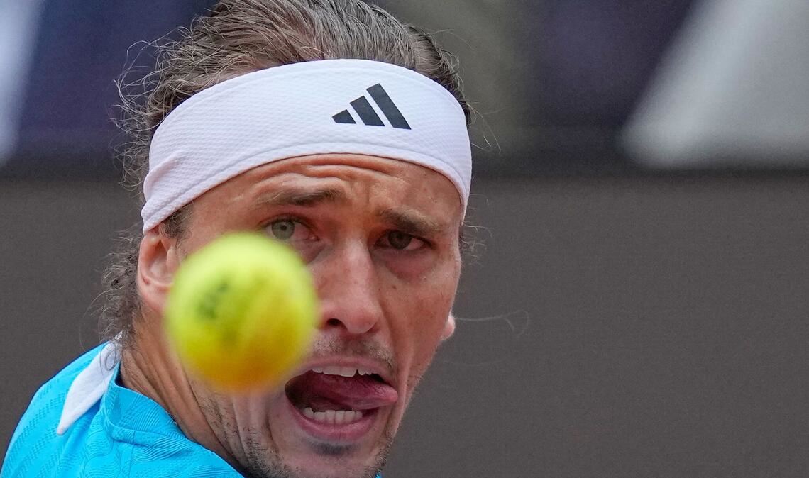 Alexander Zverev überzeugte in seiner Drittrundenpartie gegen den Belgier Alexander Blockx.