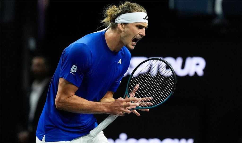 Alexander Zverev verzweifelte am zweiten Tag beim Laver Cup am Australier Alex de Minaur.