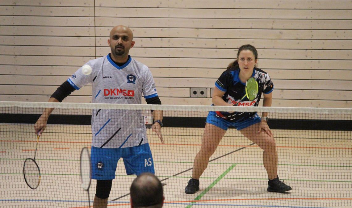 Alfred Sebastian und Sabrina Wamsler sind im Mixed in Gschwend erfolgreich, für den Gesamtsieg reicht das am Ende aber nicht. 