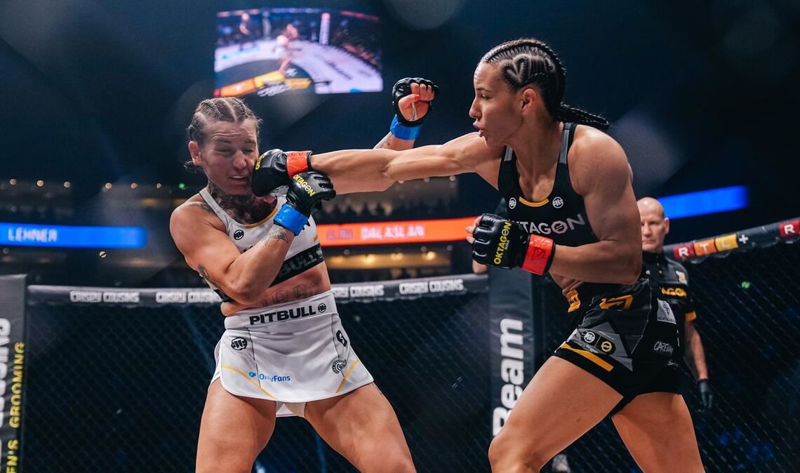 Alina Dalaslan (re.) baute ihre Serie aus. Sie besiegte Katharina Lehner.