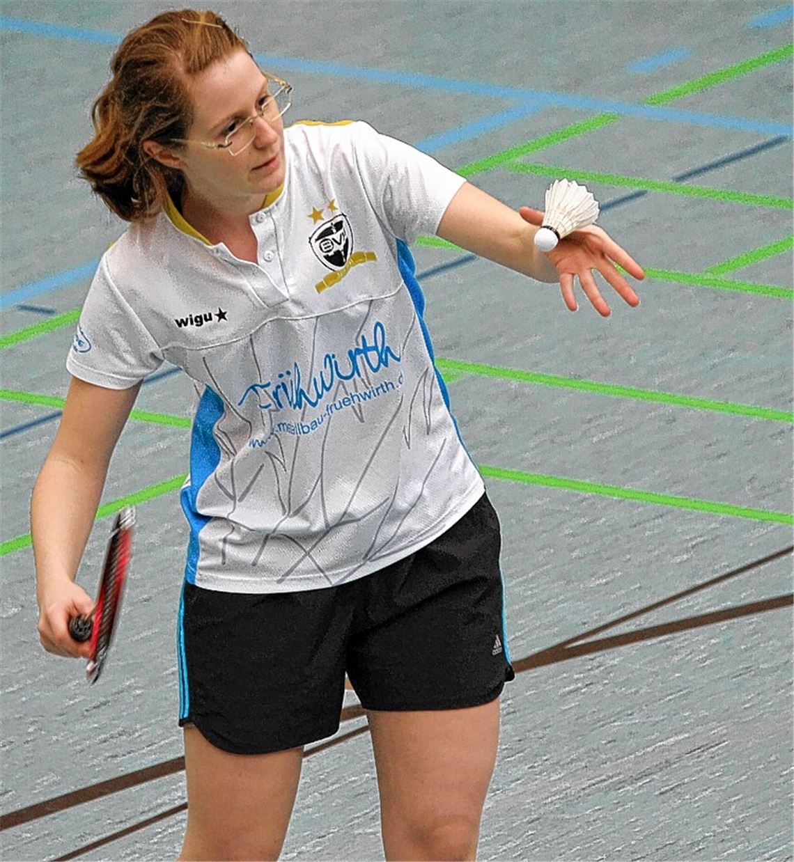 Aline Lindner vom BV Mühlacker lässt gegen Feuerbach/Korntal III nichts anbrennen.