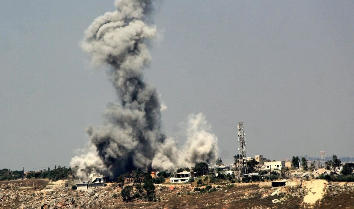 Allein am Sonntag zählten libanesische Medien rund 90 israelische Angriffe im Süden.