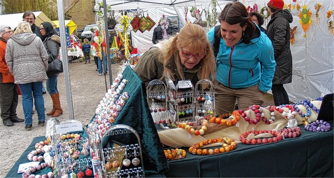 Ostermarkt lockt trotz Kälte Ostermarkt lockt trotz Kälte