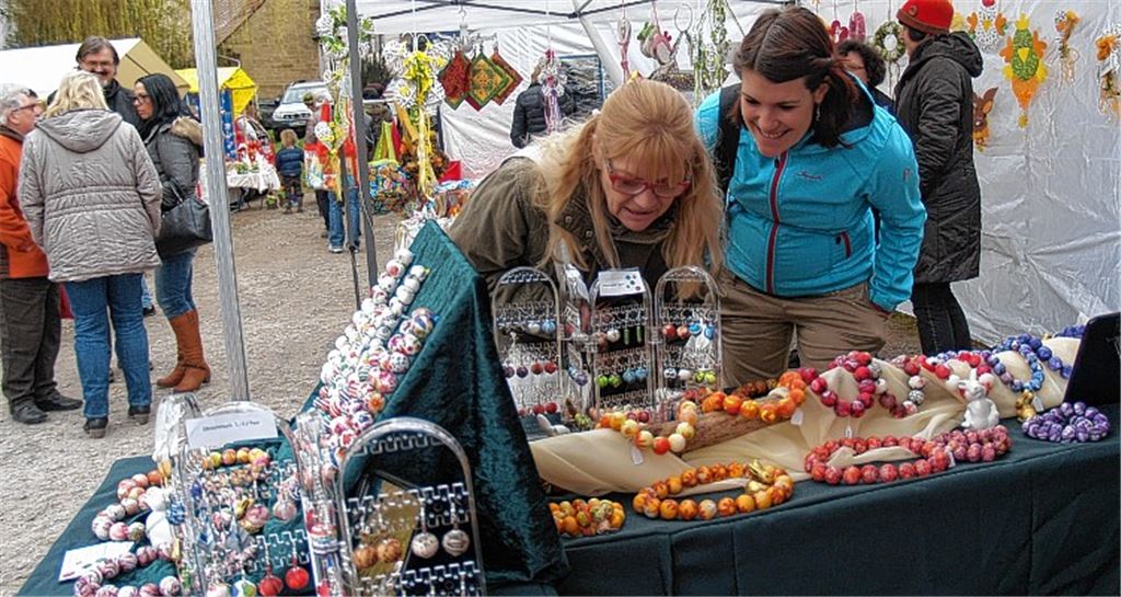 Ostermarkt lockt trotz Kälte