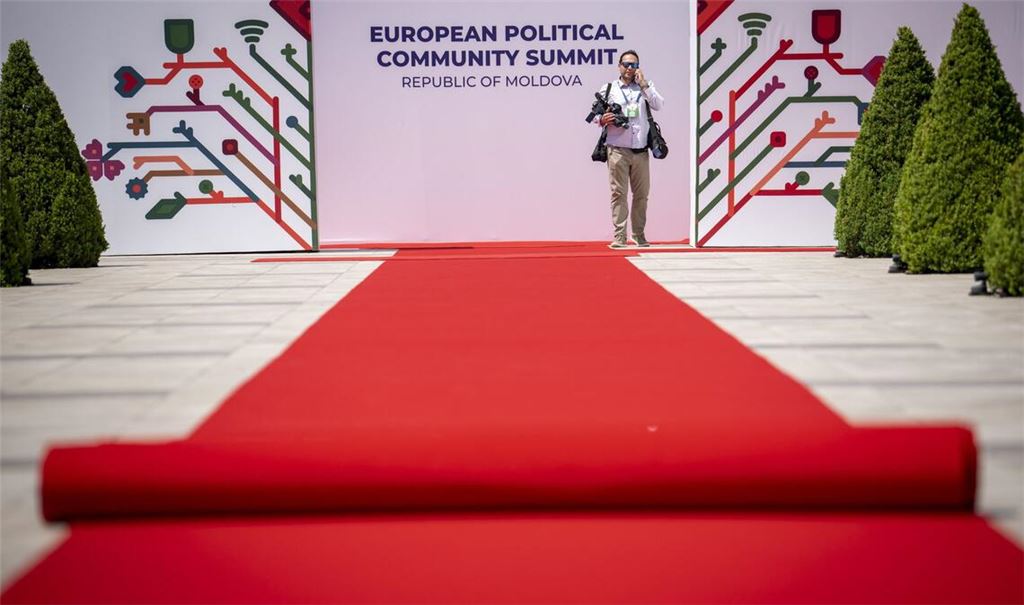 Alles bereit für die hohen Gäste. Die Staats- und Regierungschefs aus Europa treffen sich in Moldau, um über den Krieg in der Ukraine zu sprechen.