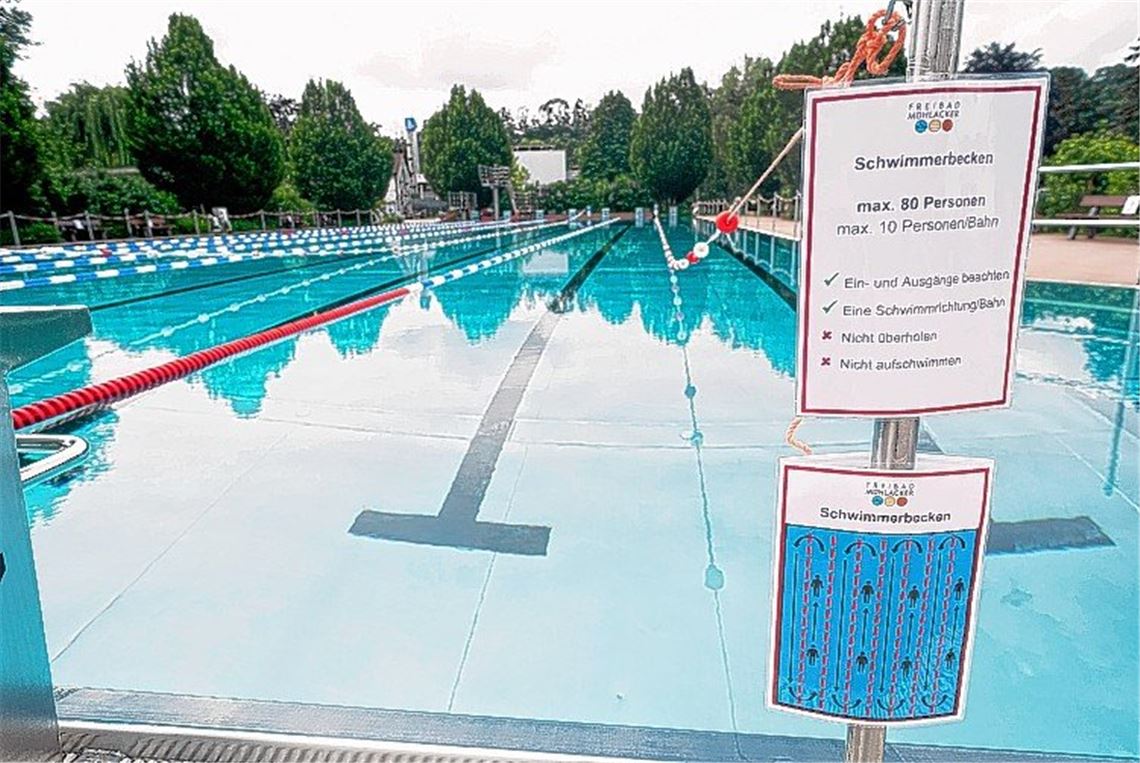 Freibad-Spaß mit Einschränkungen